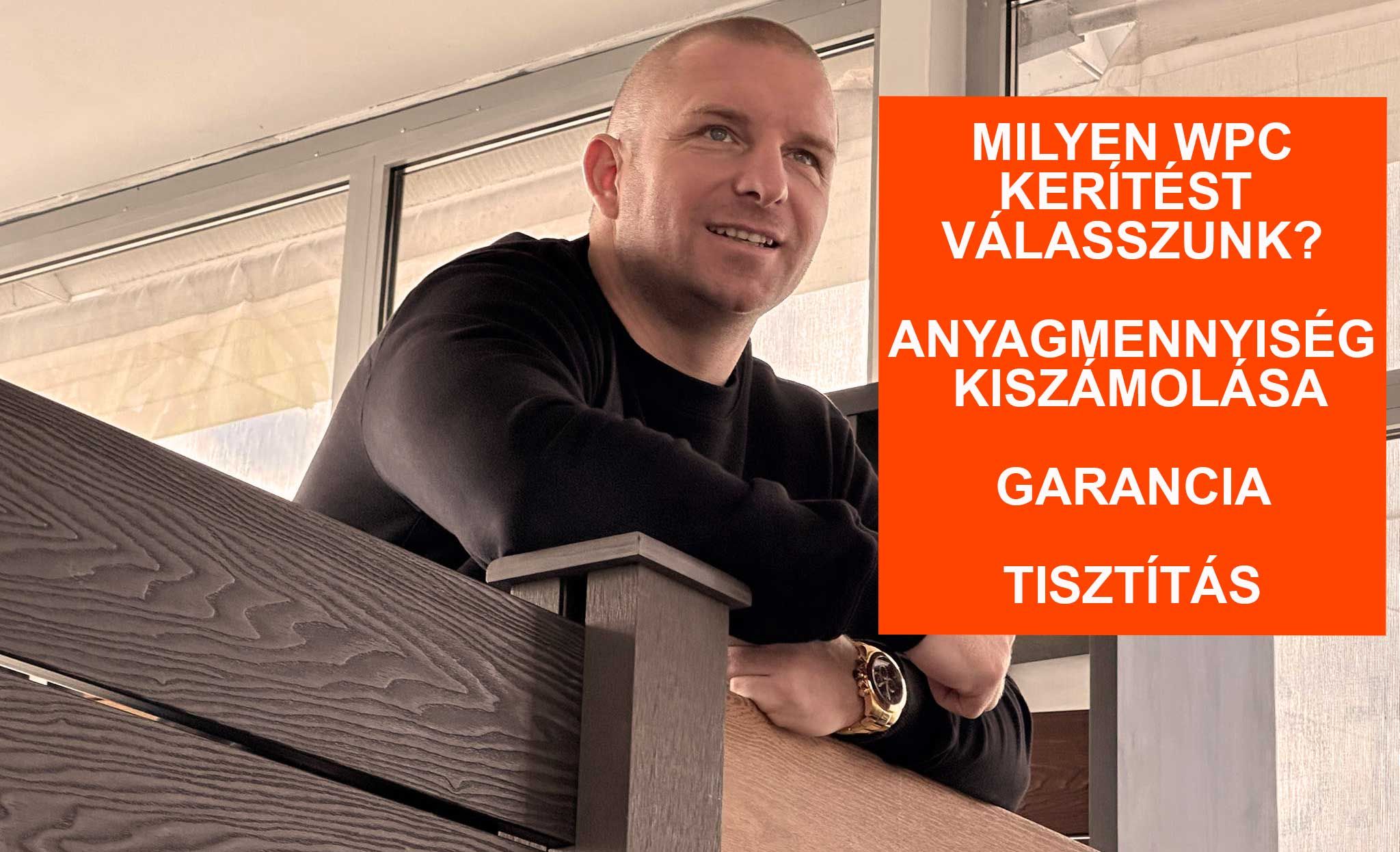 WPC kerítés borító