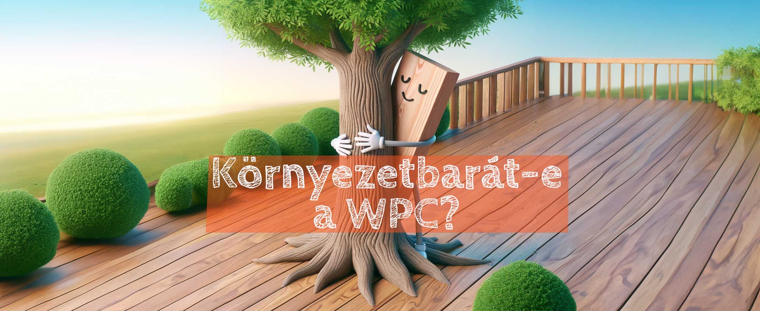 Környezetbarát WPC borító