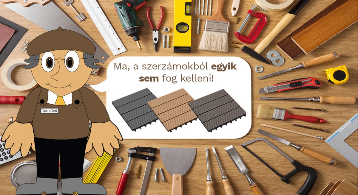Csináld magad WPC teraszburkolat