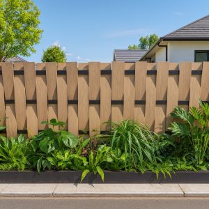 WPC kerítés- és szegőléc egyben